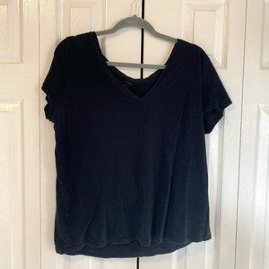 Merona XXL black v-neck t-shirt